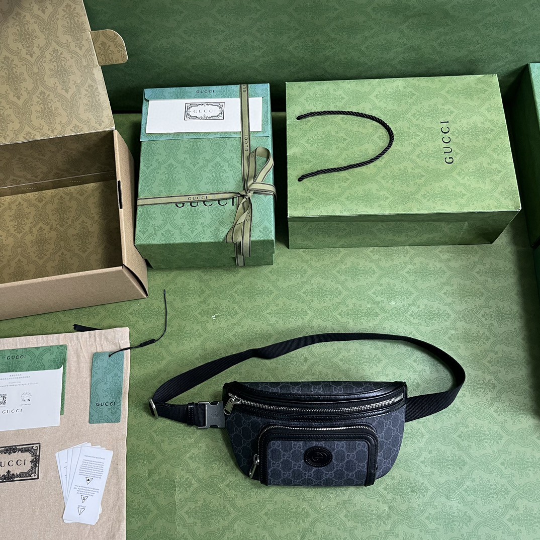G*u*i gg large belt bag