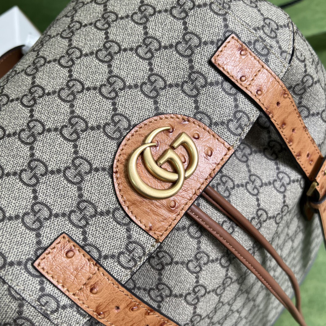 G*u*i backpack with double g