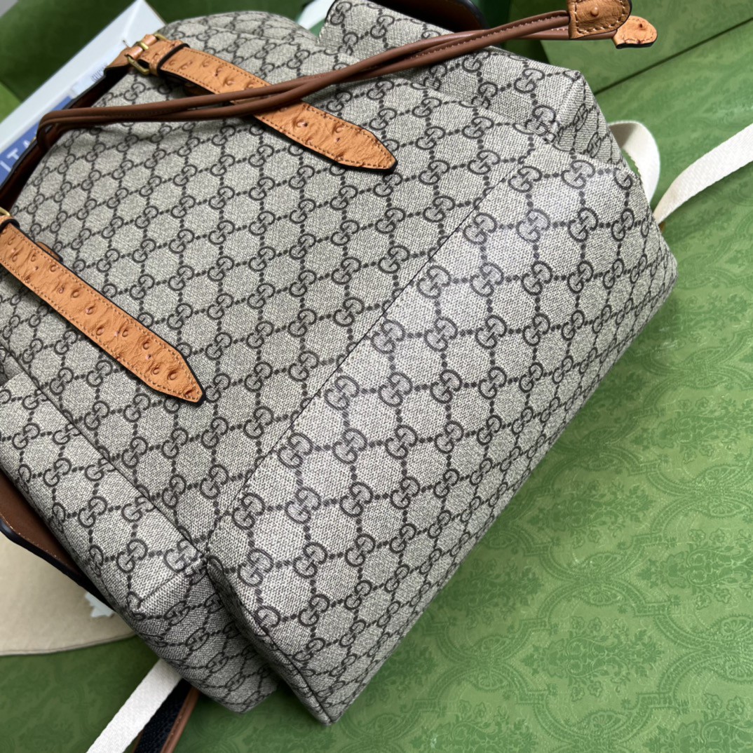 G*u*i backpack with double g