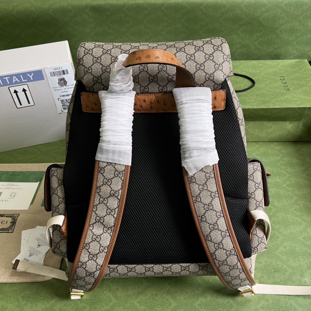 G*u*i backpack with double g