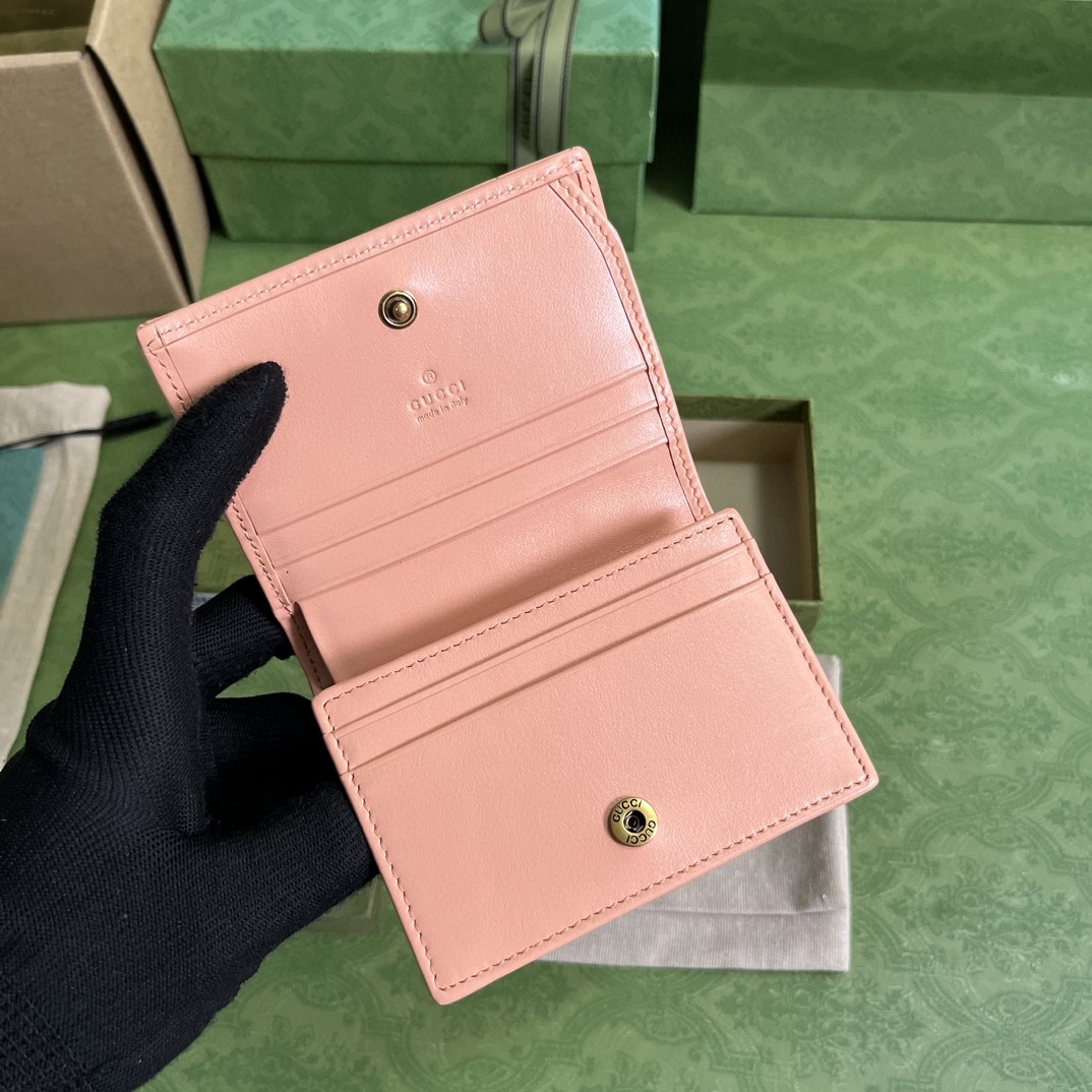 G*u*i gg marmont card case wallet