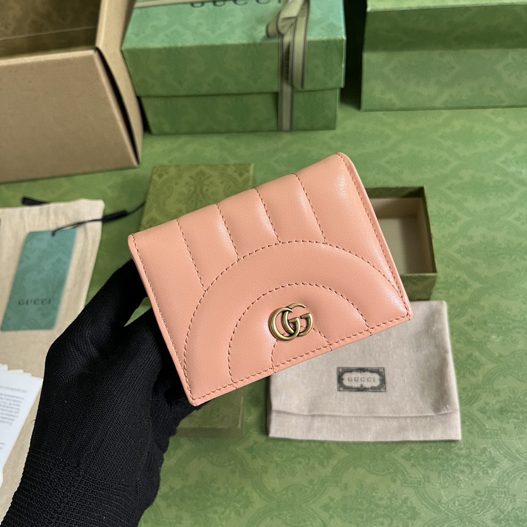 G*u*i gg marmont card case wallet
