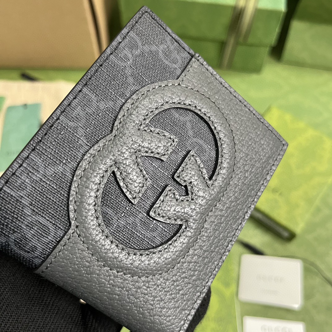 WALLET WITH CUT-OUT INTERLOCKING G