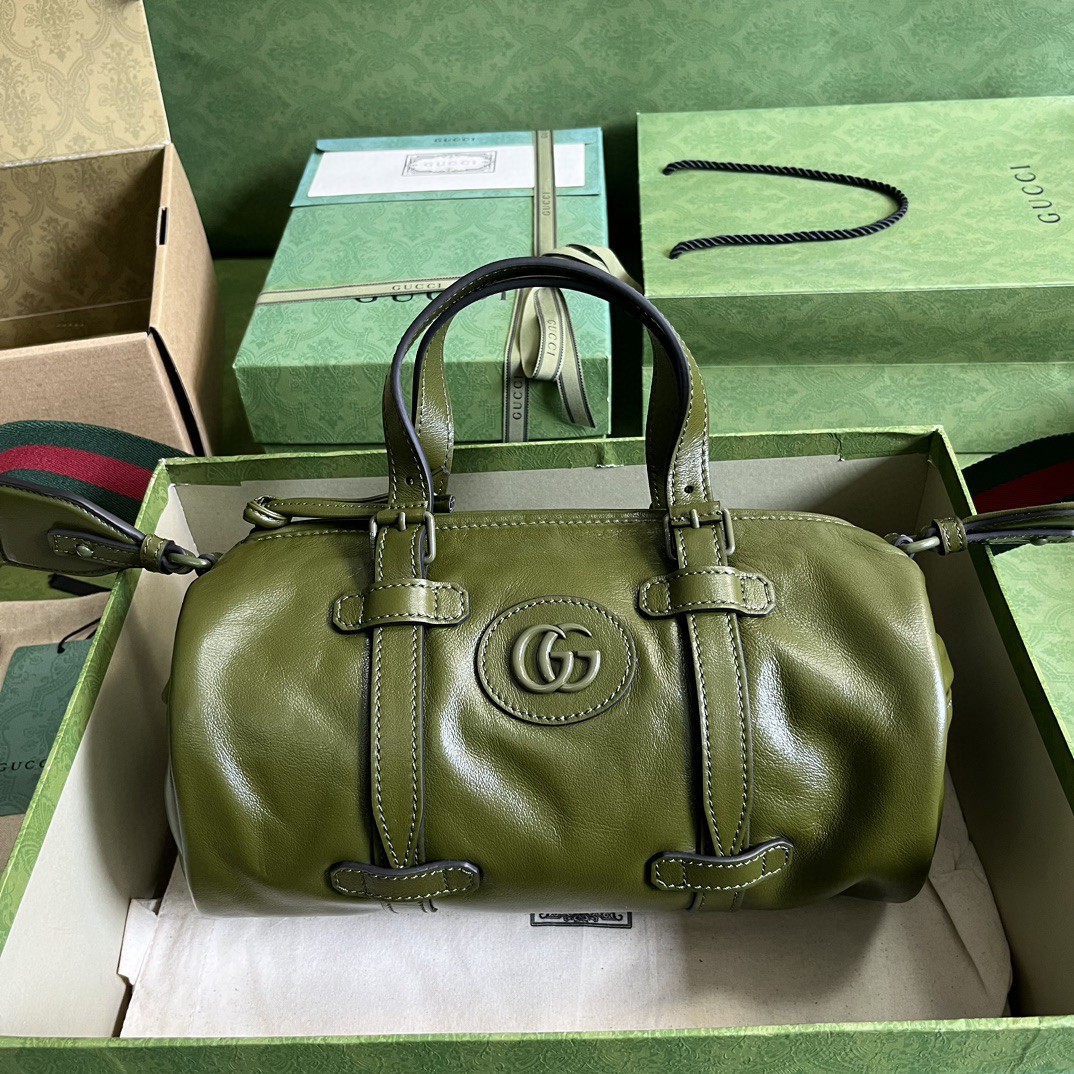 G*u*i small duffle bag with tonal double g