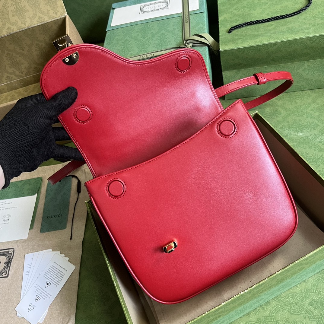 G*u*i equestrian inspired shoulder bag