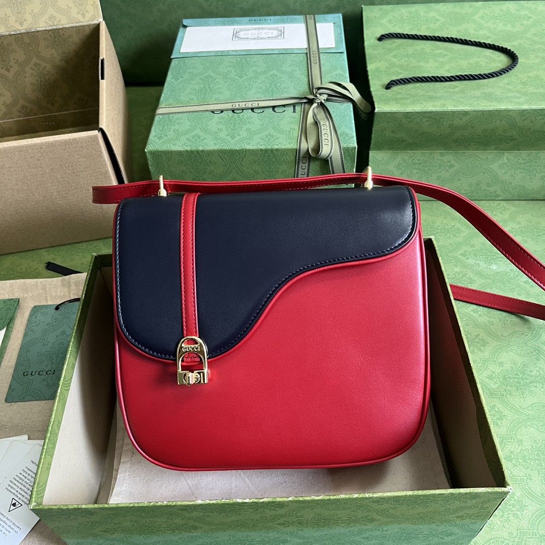 G*u*i equestrian inspired shoulder bag