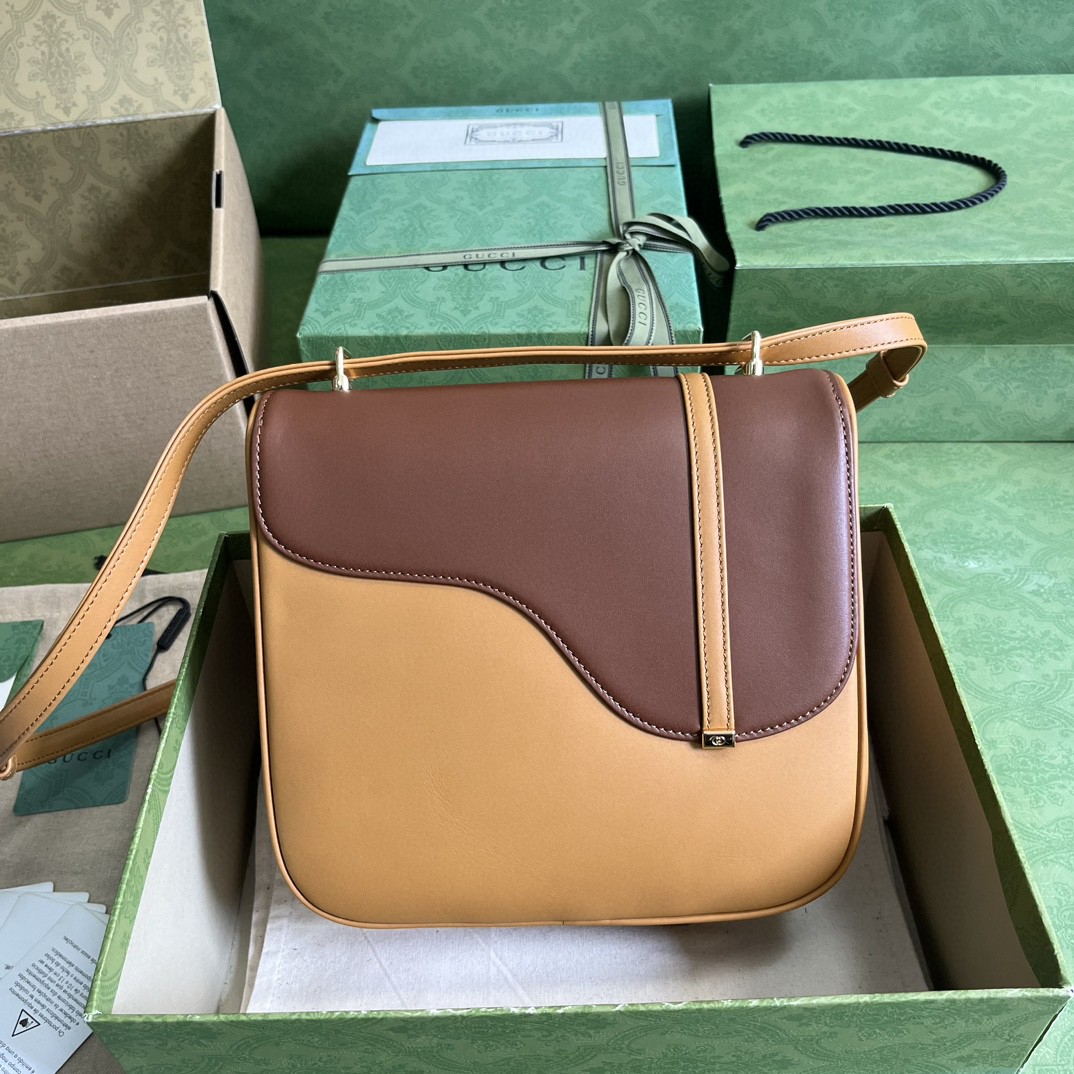 G*u*i equestrian inspired shoulder bag