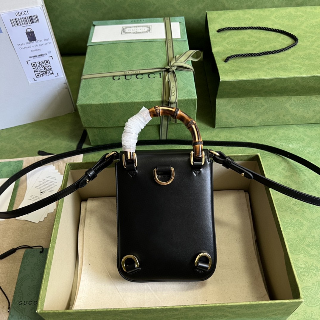 G*u*i bamboo mini handbag