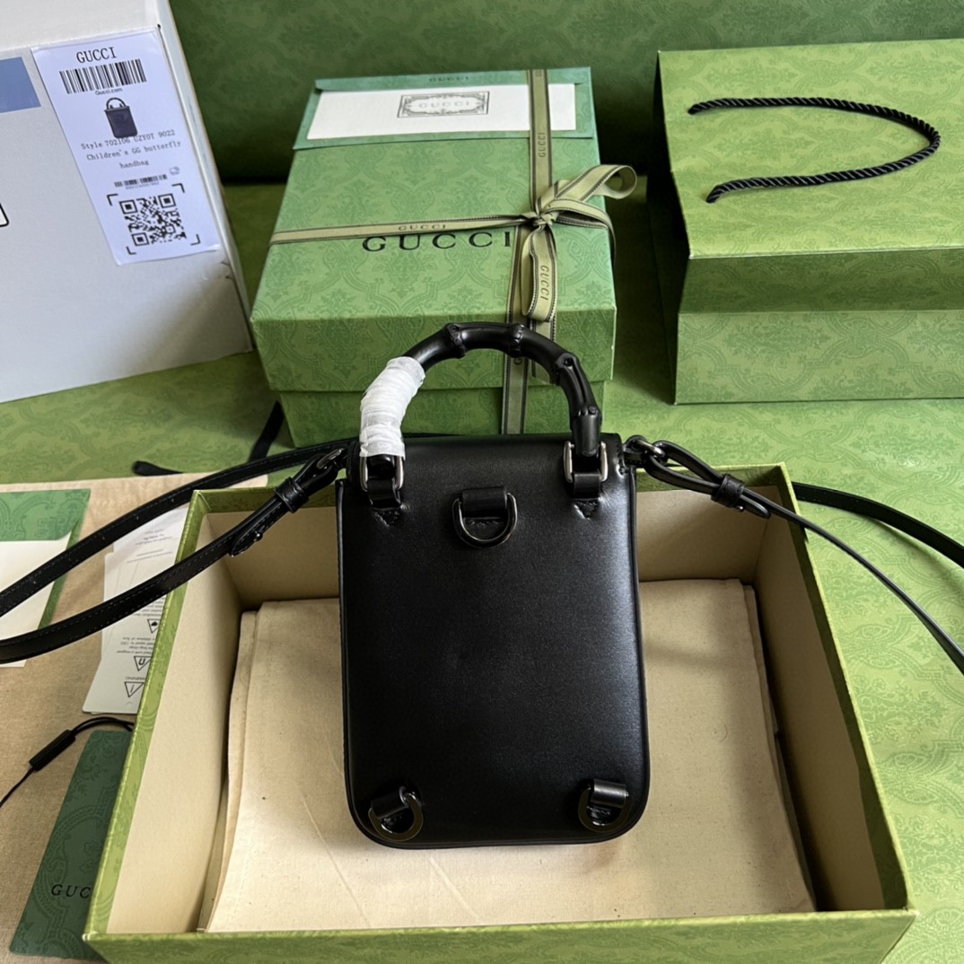 G*u*i bamboo mini handbag