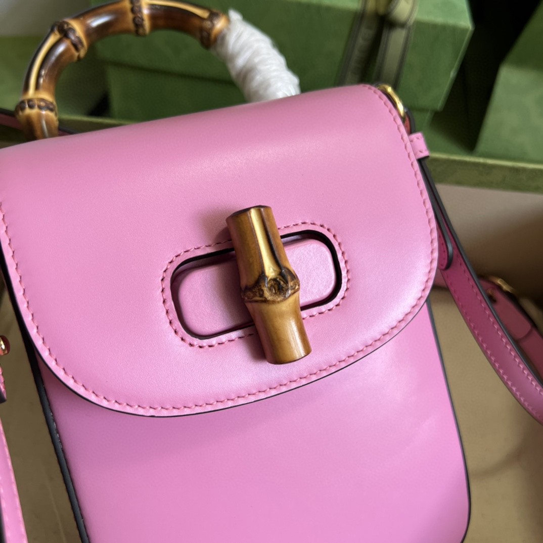 G*u*i bamboo mini handbag