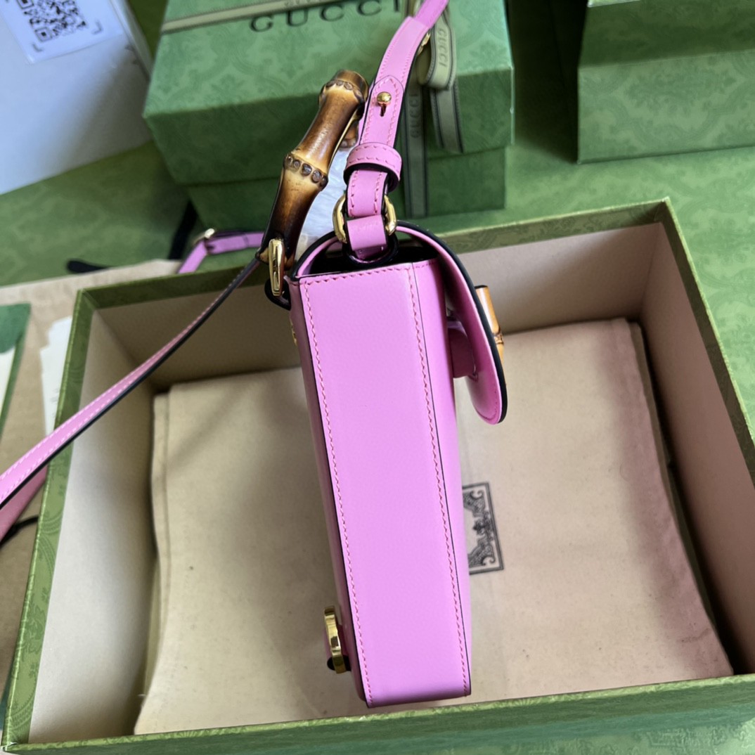 G*u*i bamboo mini handbag