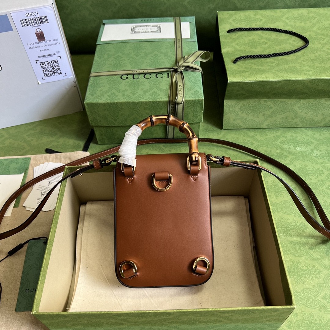 G*u*i bamboo mini handbag
