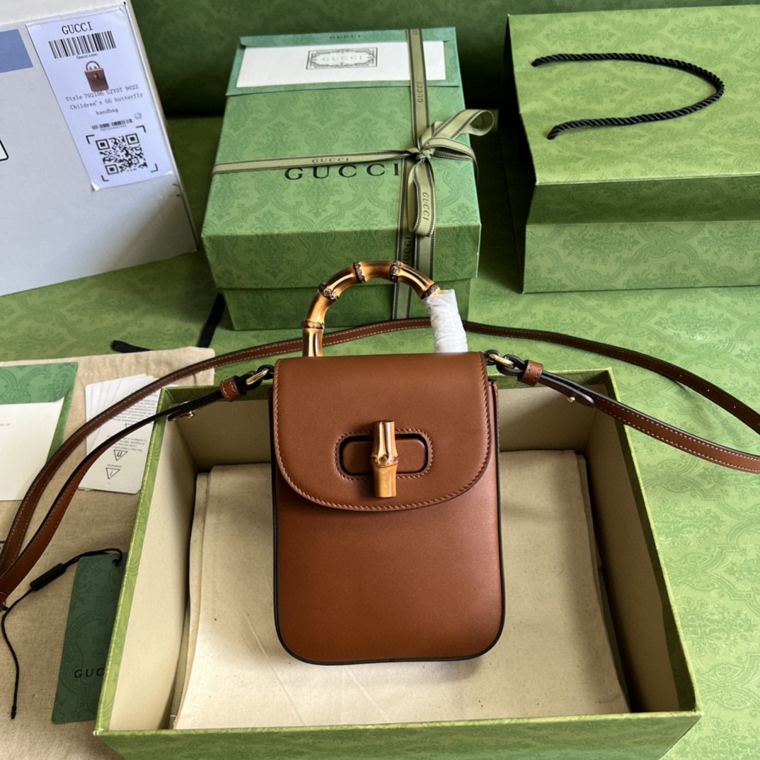 G*u*i bamboo mini handbag