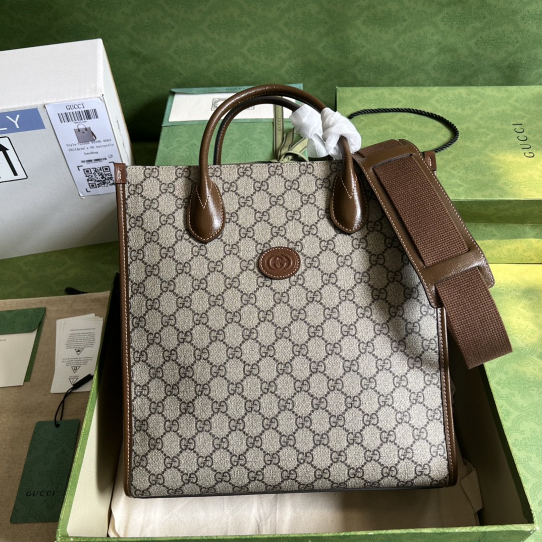 G*u*i small tote with interlocking g