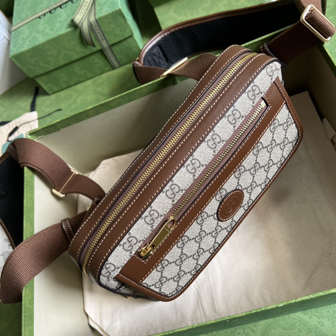 G*u*i small backpack with interlocking g
