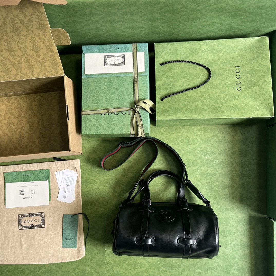 G*u*i small duffle bag with tonal double g