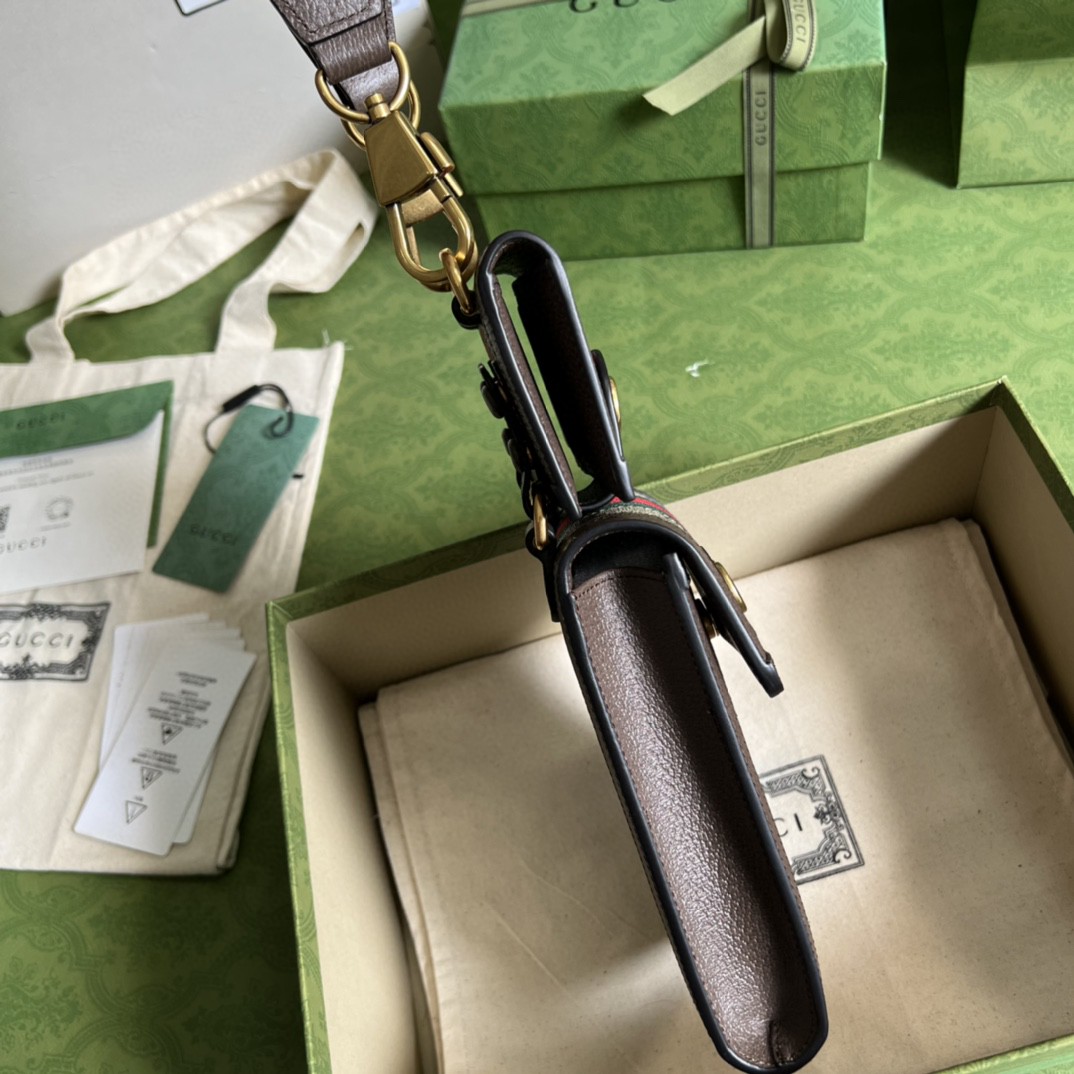 G*u*i ophidia gg mini bag and detachable wallet