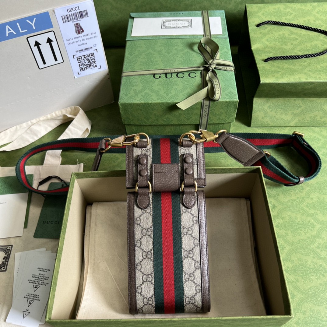 G*u*i ophidia gg mini bag and detachable wallet