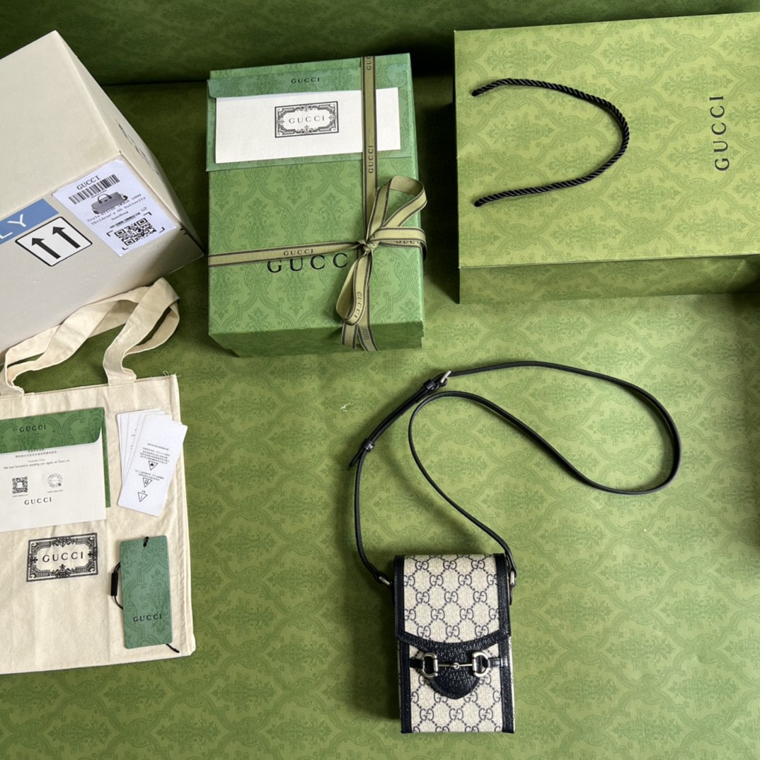 G*u*i G*u*i horsebit 1955 mini bag