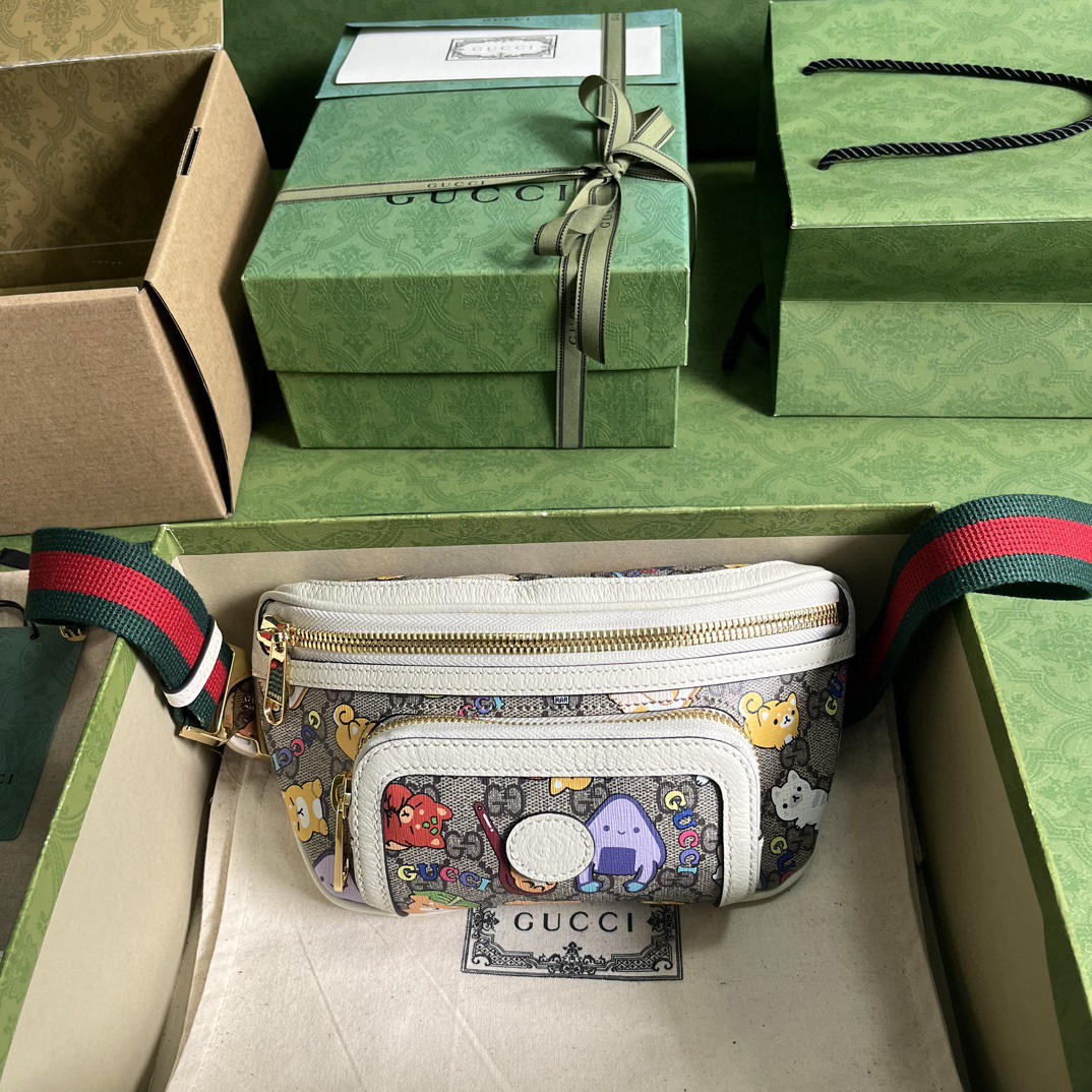 G*u*i belt bag with interlocking g