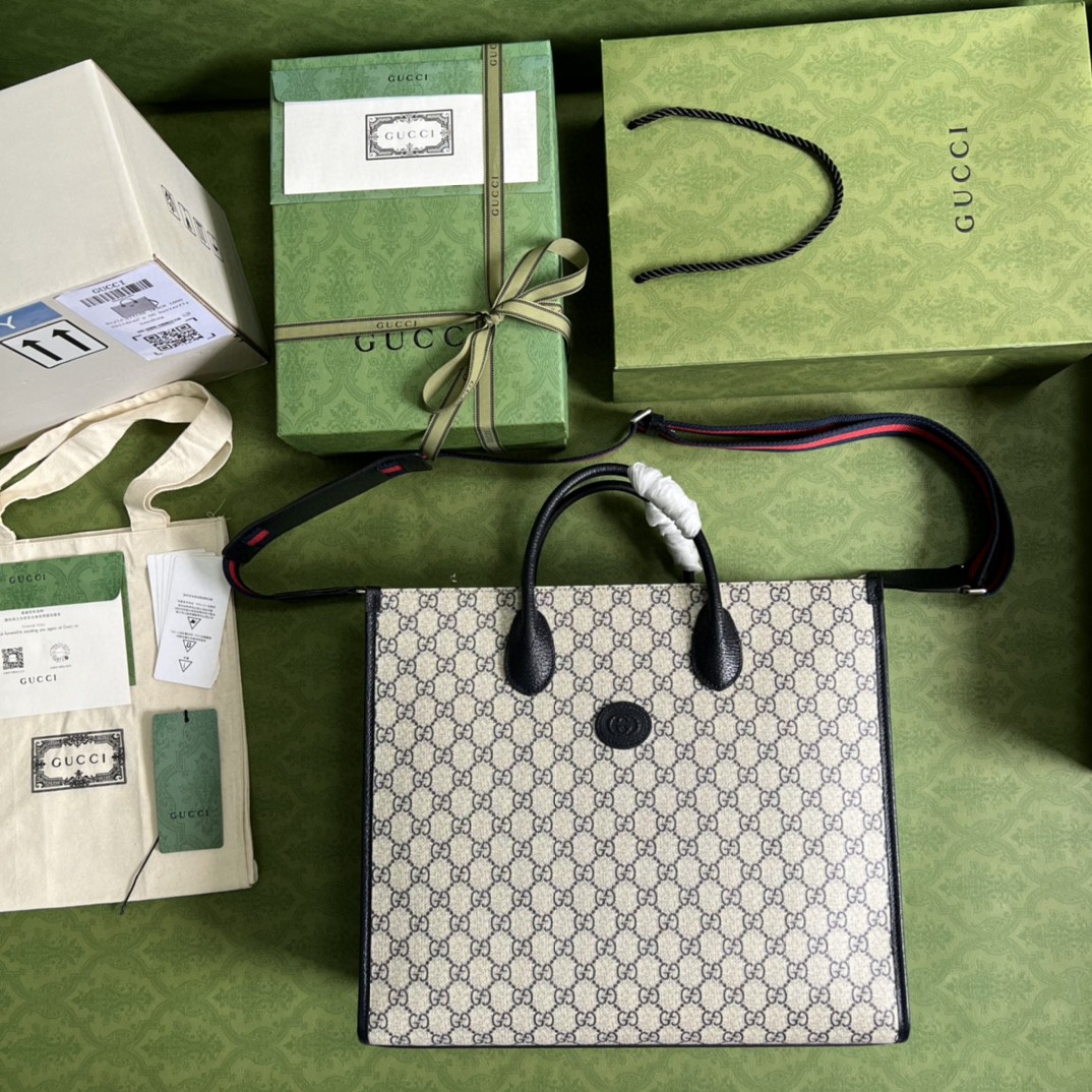 G*u*i medium tote bag with interlocking g