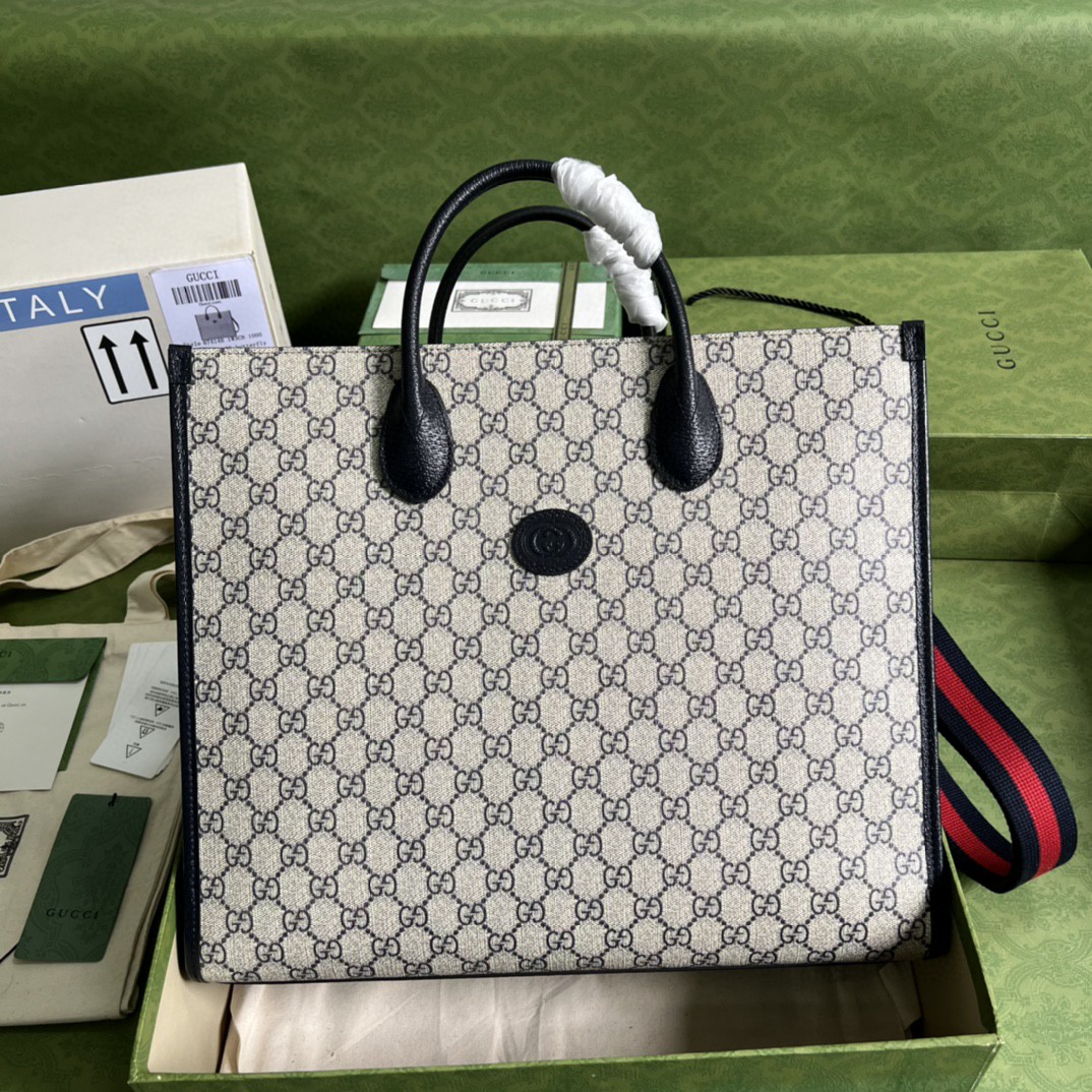 G*u*i medium tote bag with interlocking g