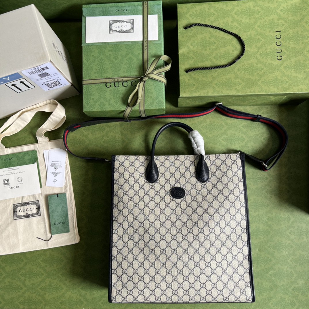 G*u*i medium tote bag with interlocking g