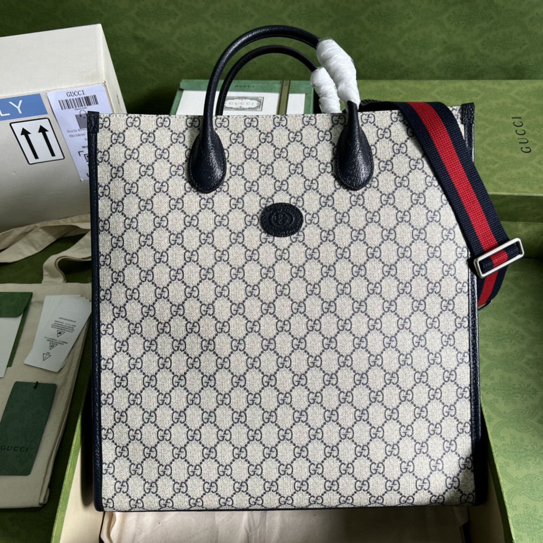 G*u*i medium tote bag with interlocking g