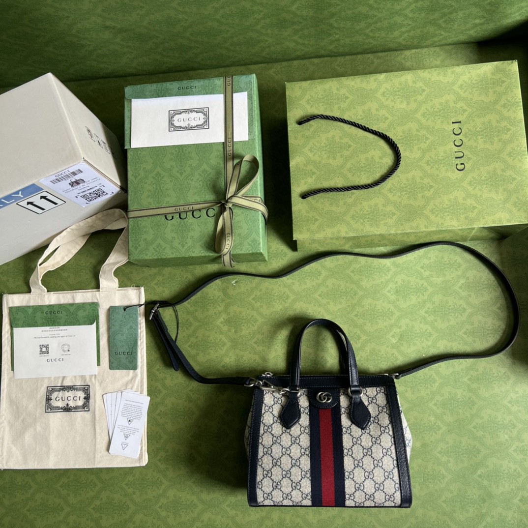 G*u*i ophidia gg small tote bag
