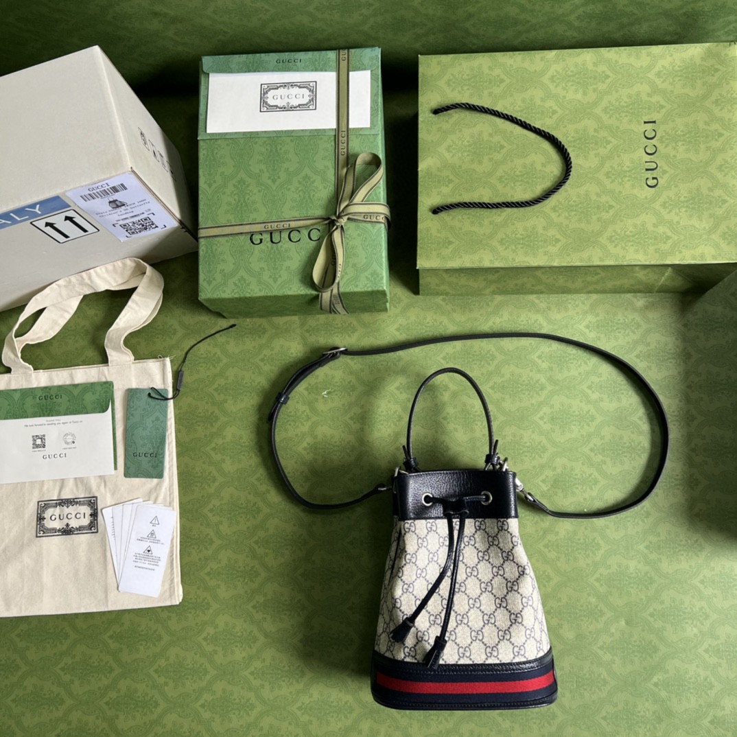 G*u*i ophidia gg small bucket bag