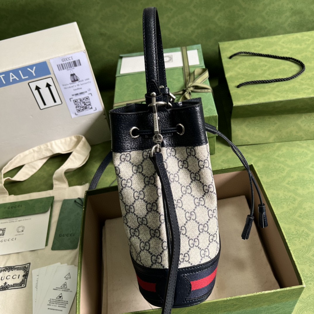 G*u*i ophidia gg small bucket bag