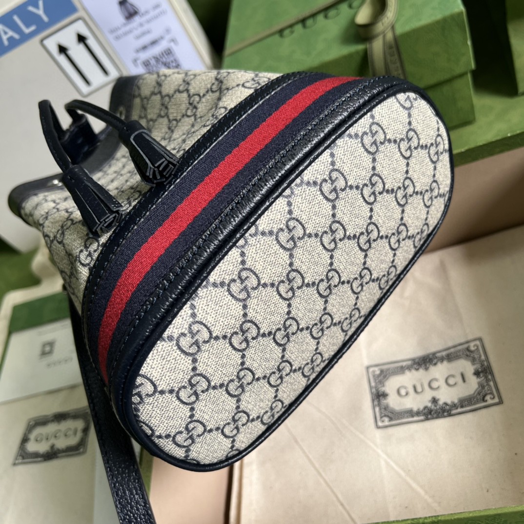 G*u*i ophidia gg small bucket bag