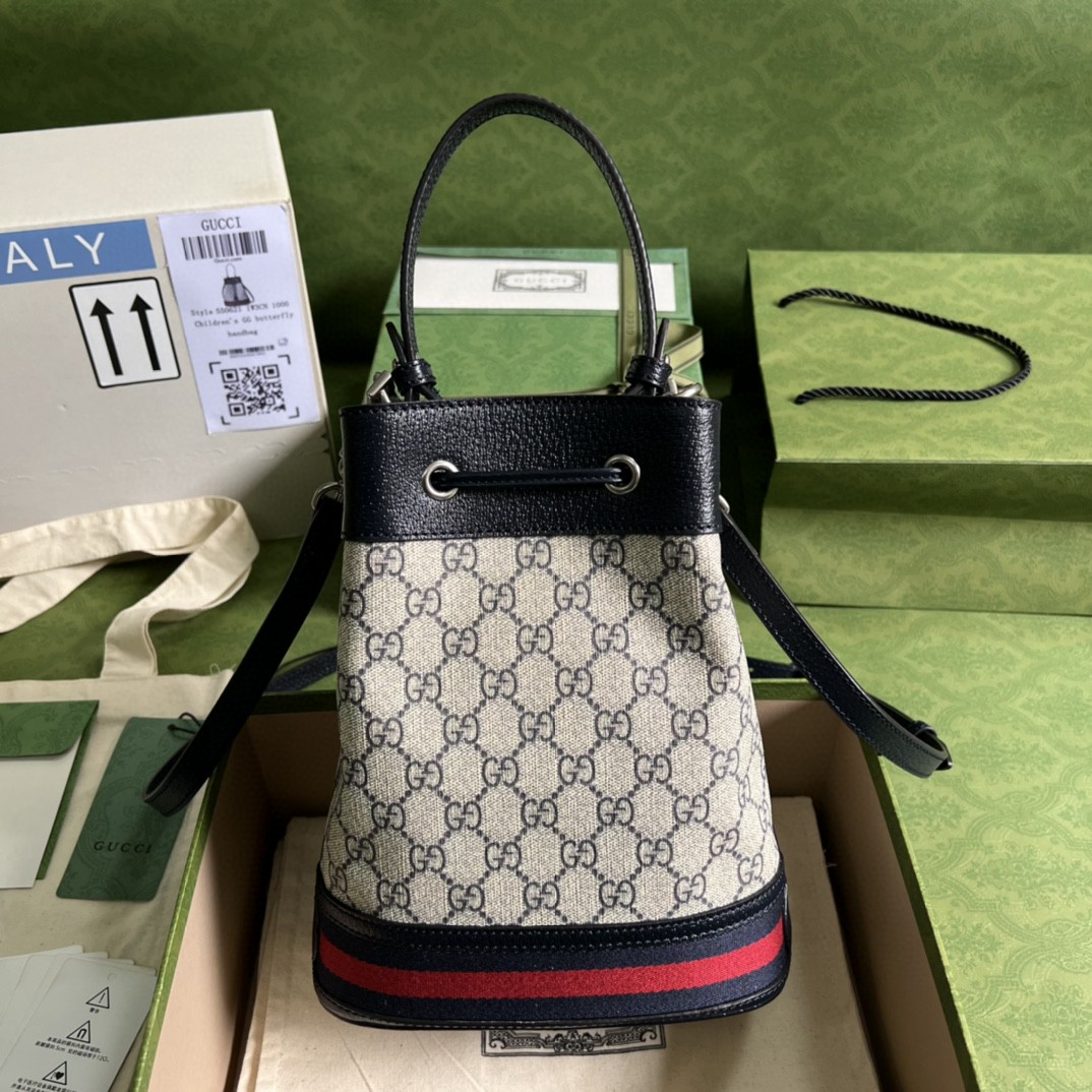 G*u*i ophidia gg small bucket bag