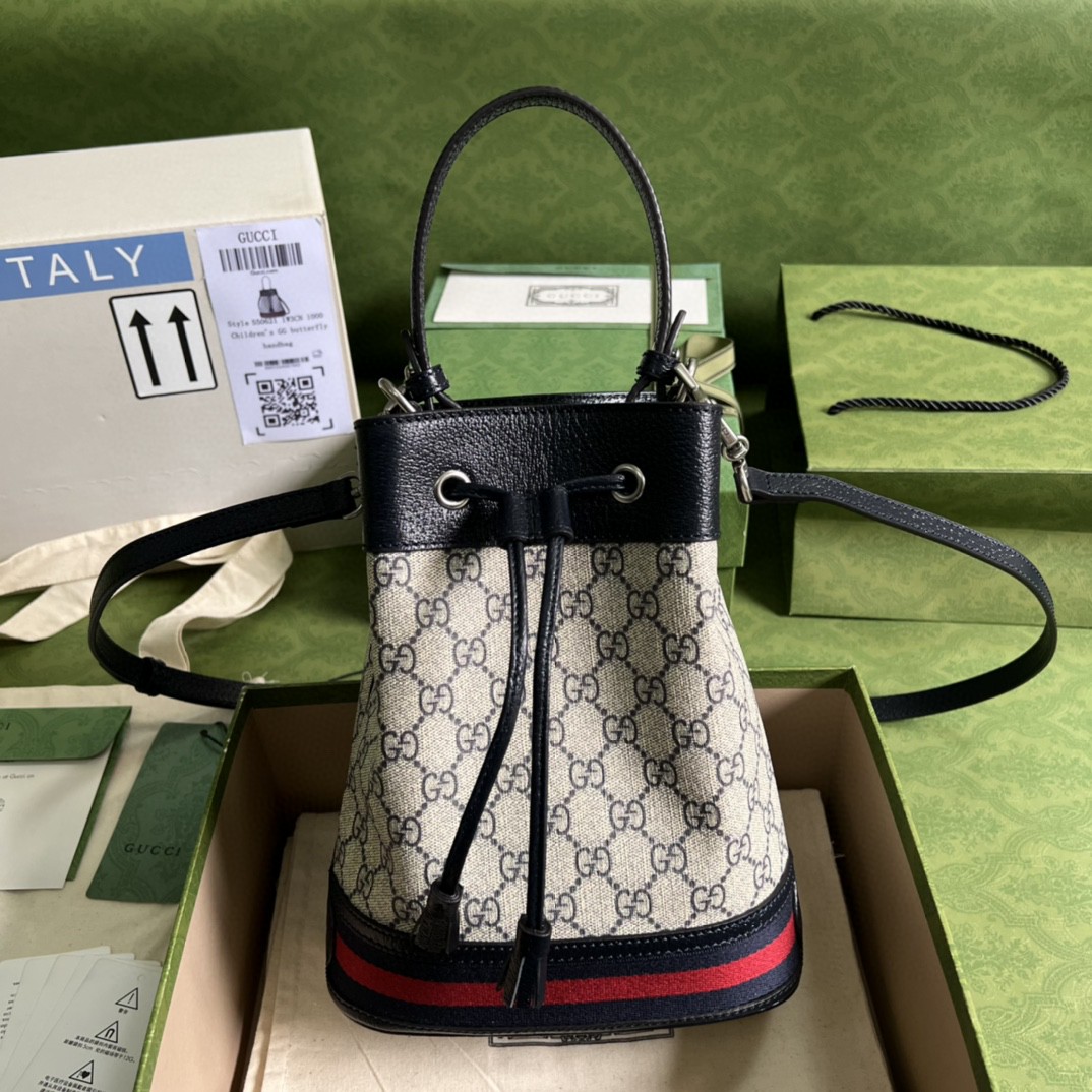 G*u*i ophidia gg small bucket bag