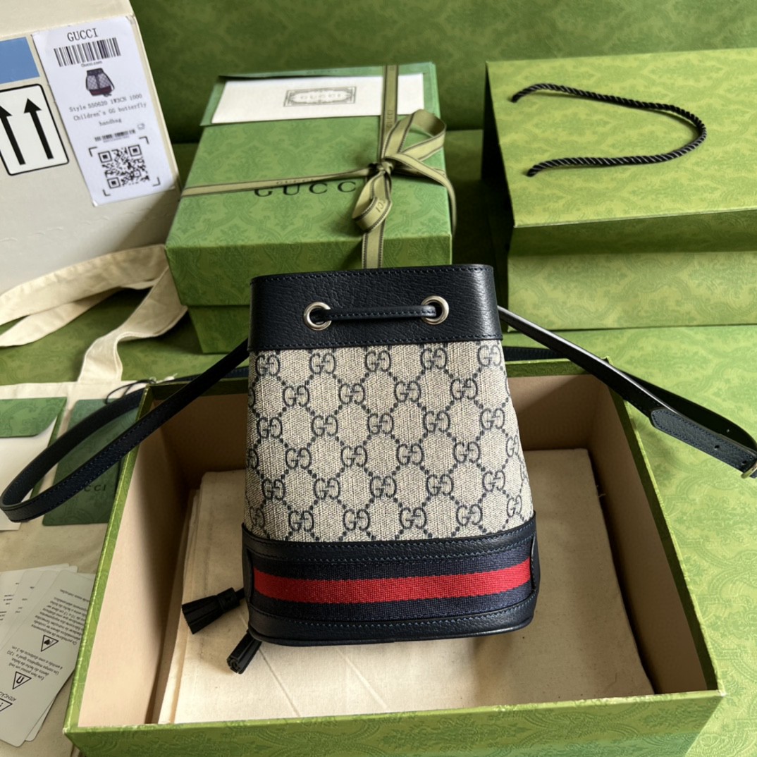 G*u*i ophidia gg mini bucket bag