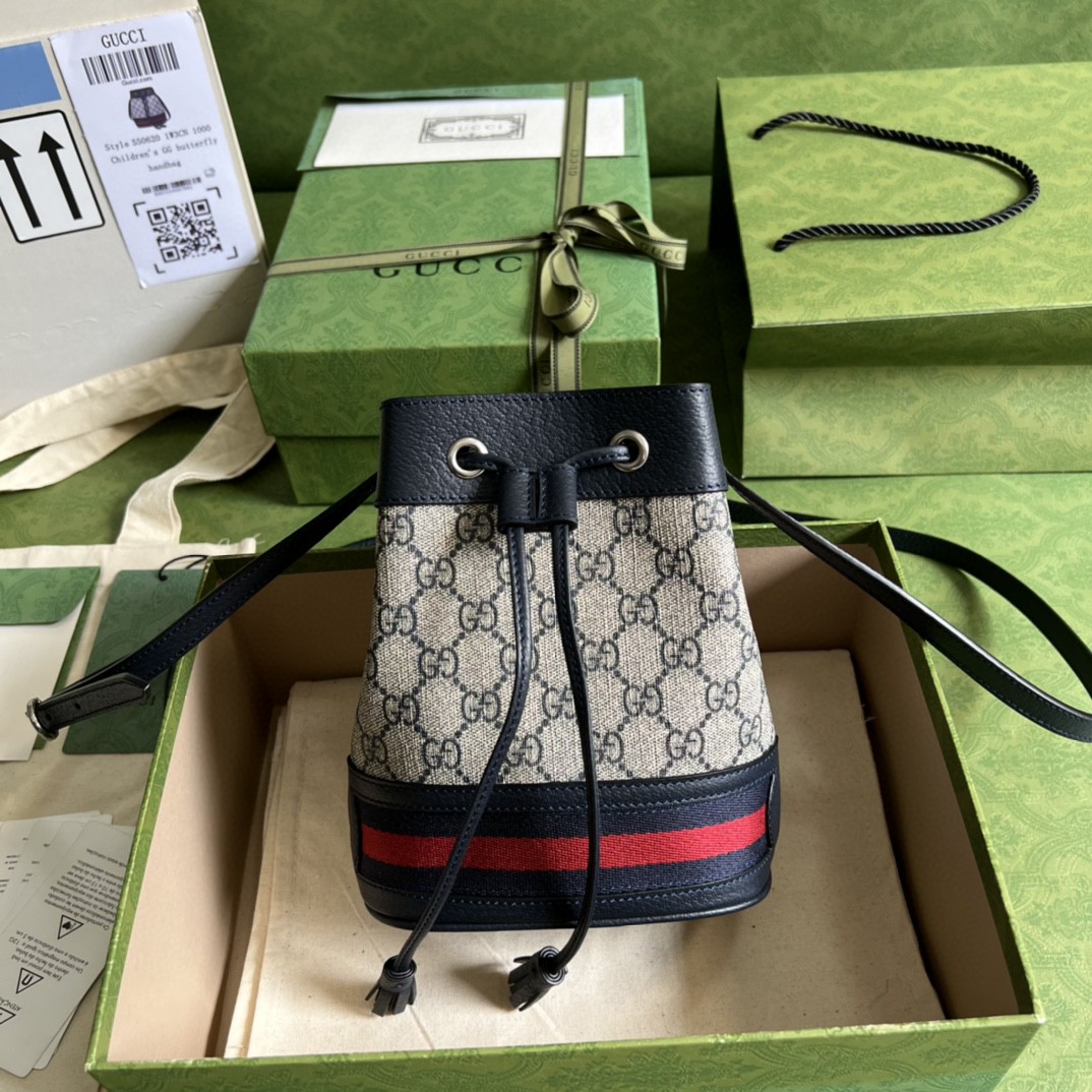 G*u*i ophidia gg mini bucket bag