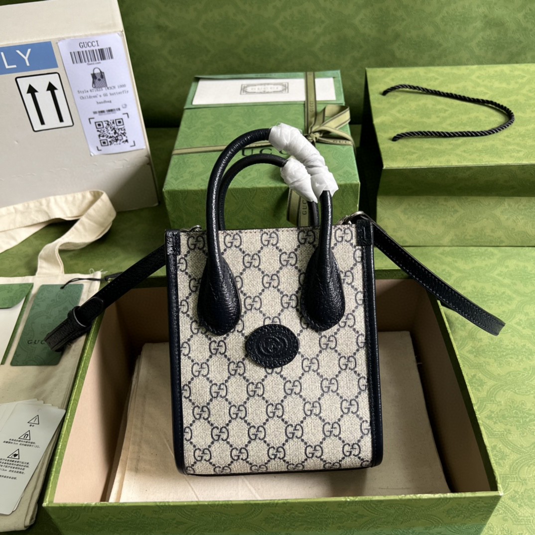 G*u*i mini tote bag with interlocking g