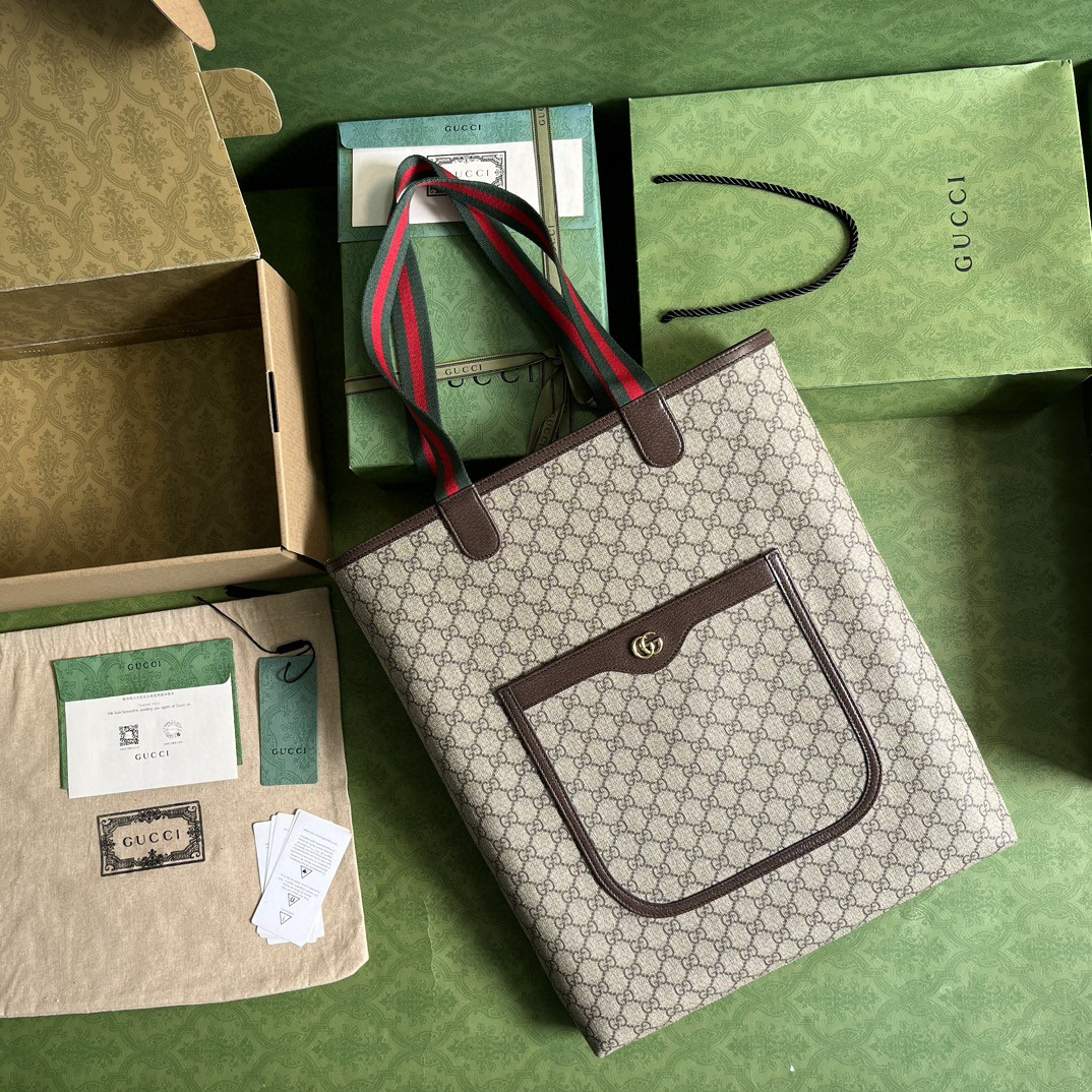 G*u*i ophidia gg large tote bag