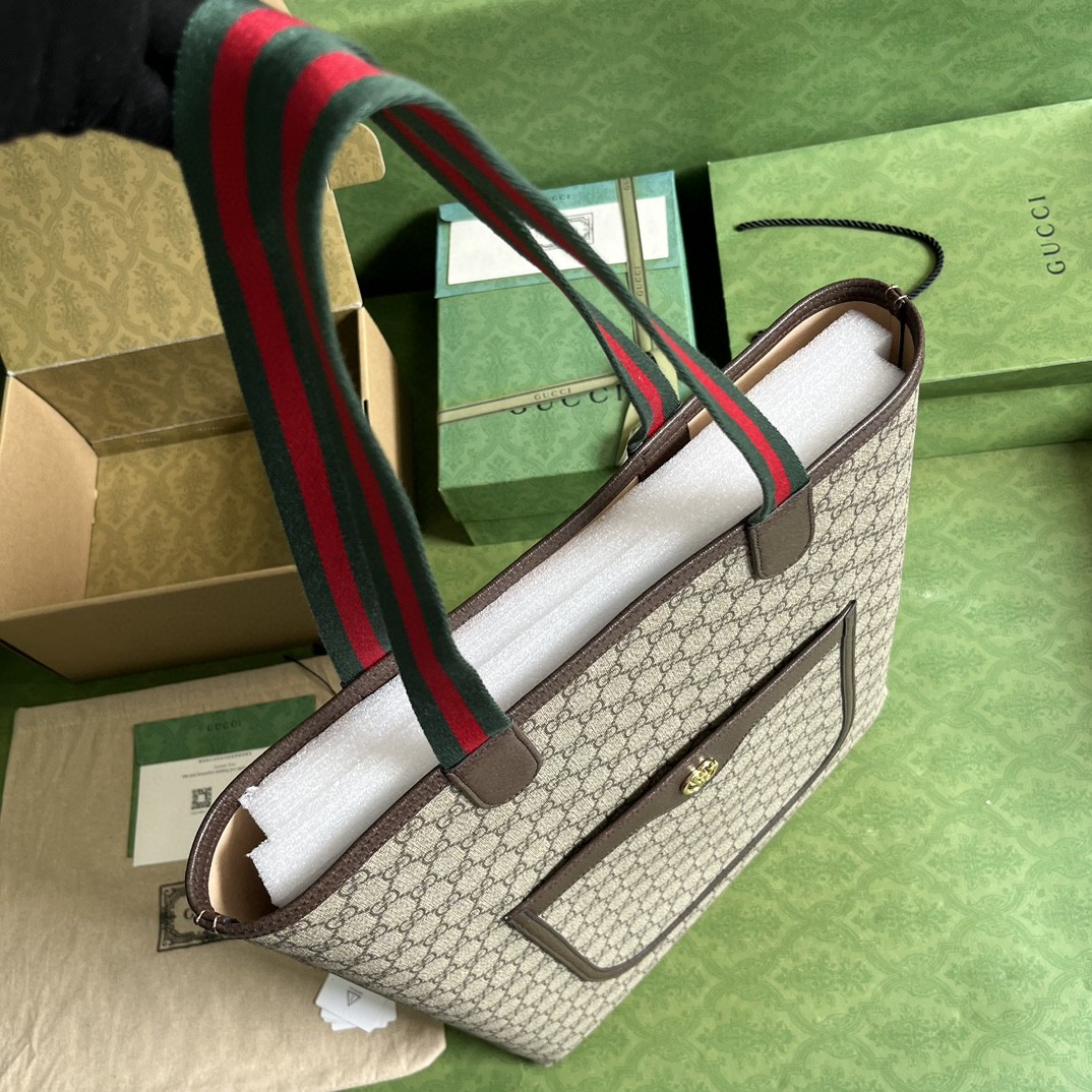 G*u*i ophidia gg large tote bag