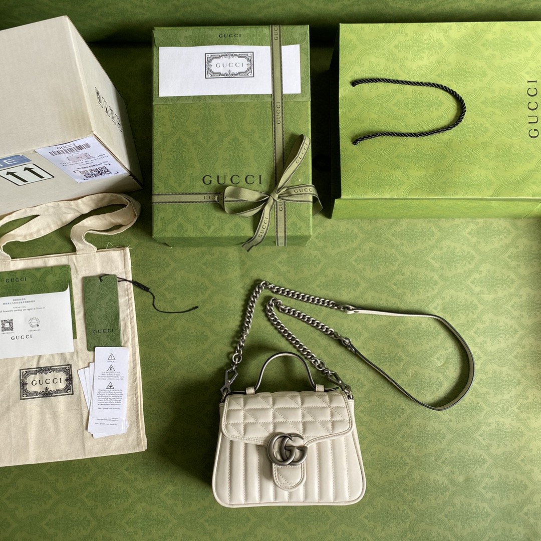 G*u*i gg marmont mini top handle bag