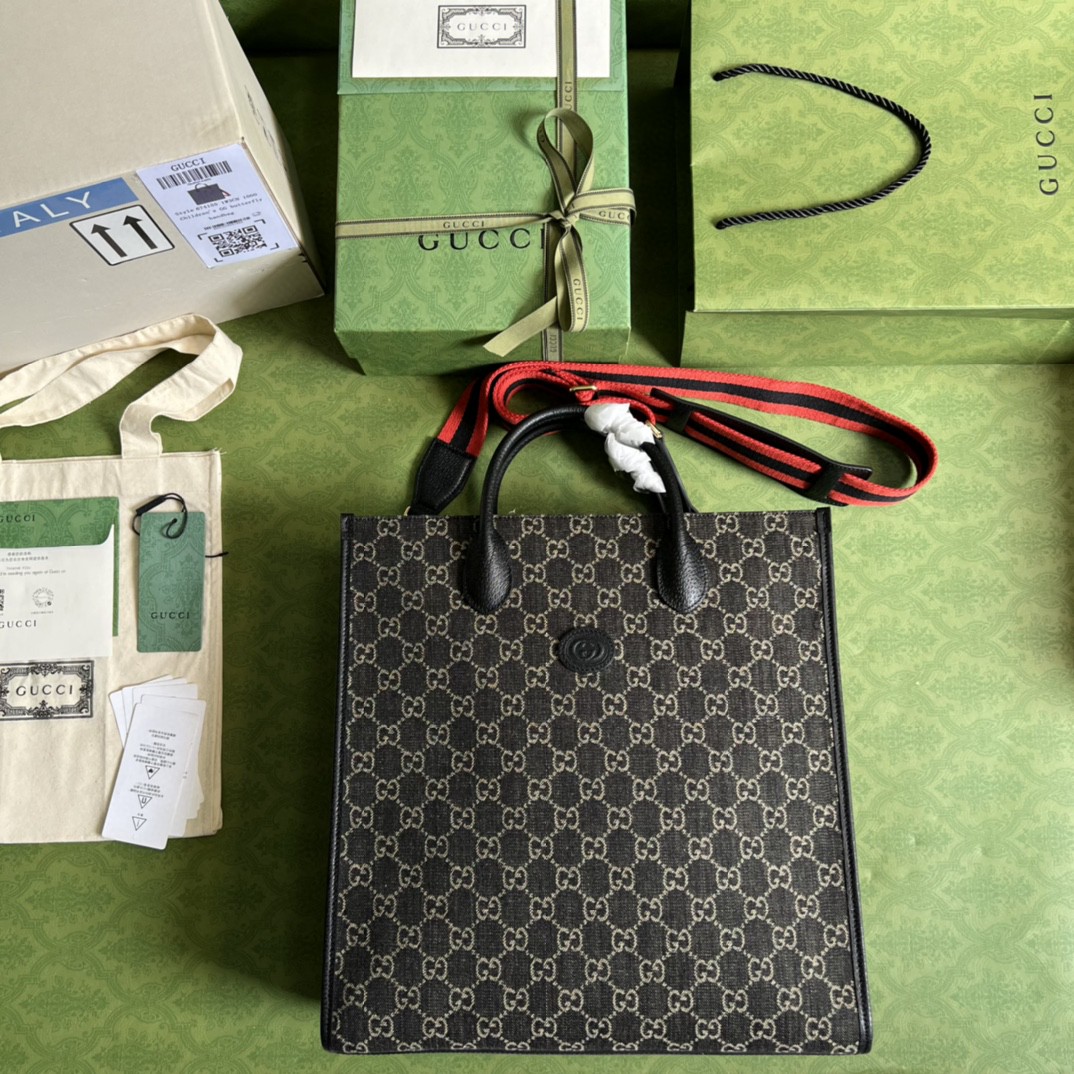G*u*i medium tote bag with interlocking g