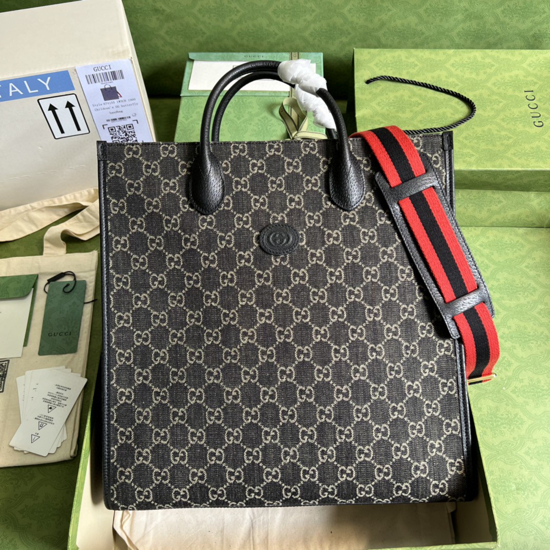G*u*i medium tote bag with interlocking g