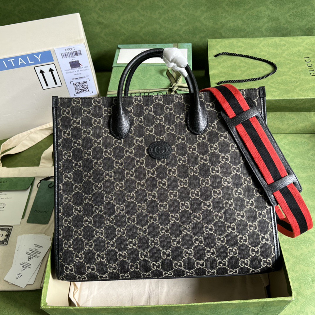 G*u*i medium tote bag with interlocking g