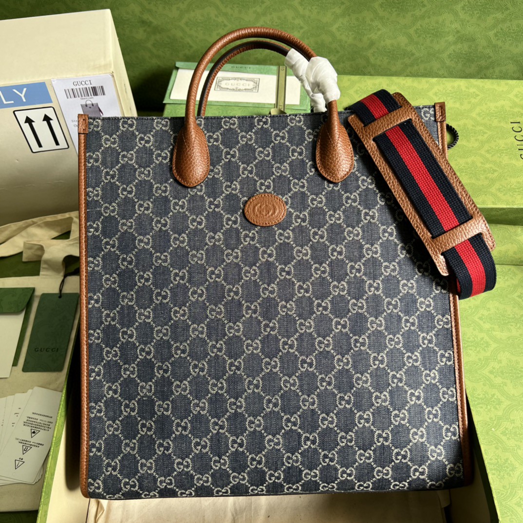 G*u*i medium tote bag with interlocking g