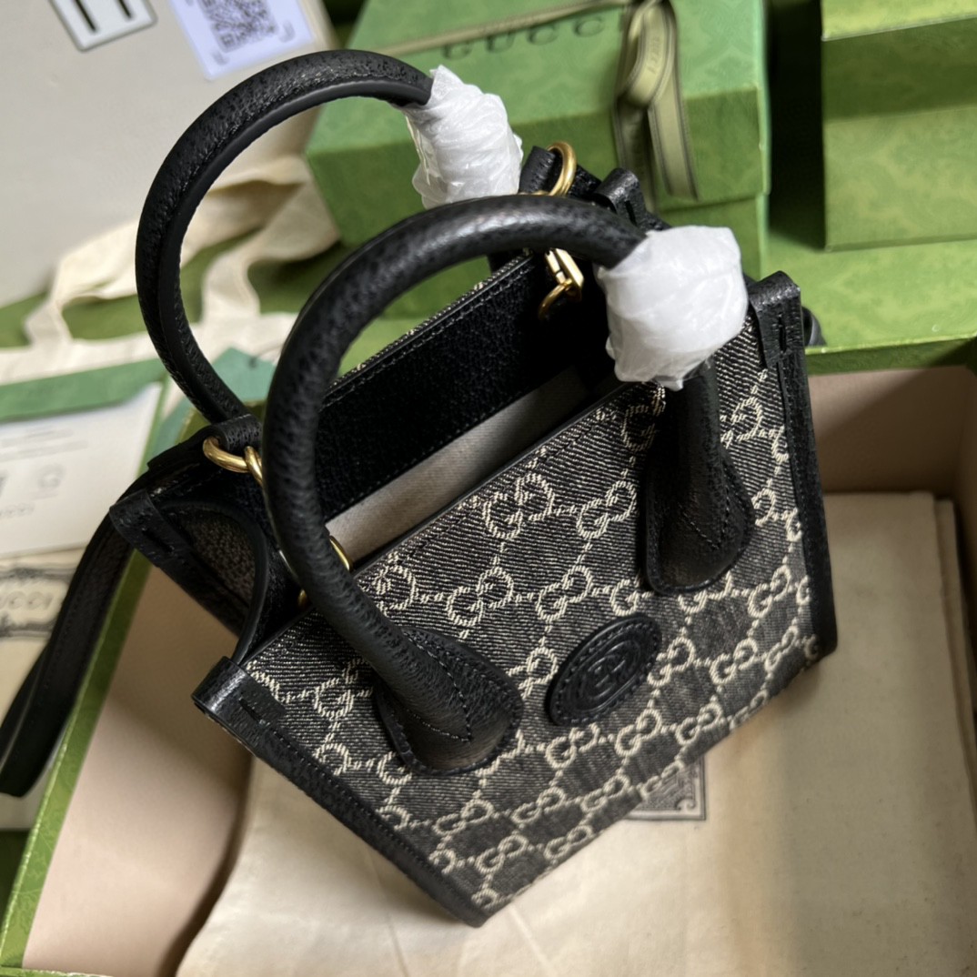 G*u*i mini tote bag with interlocking g