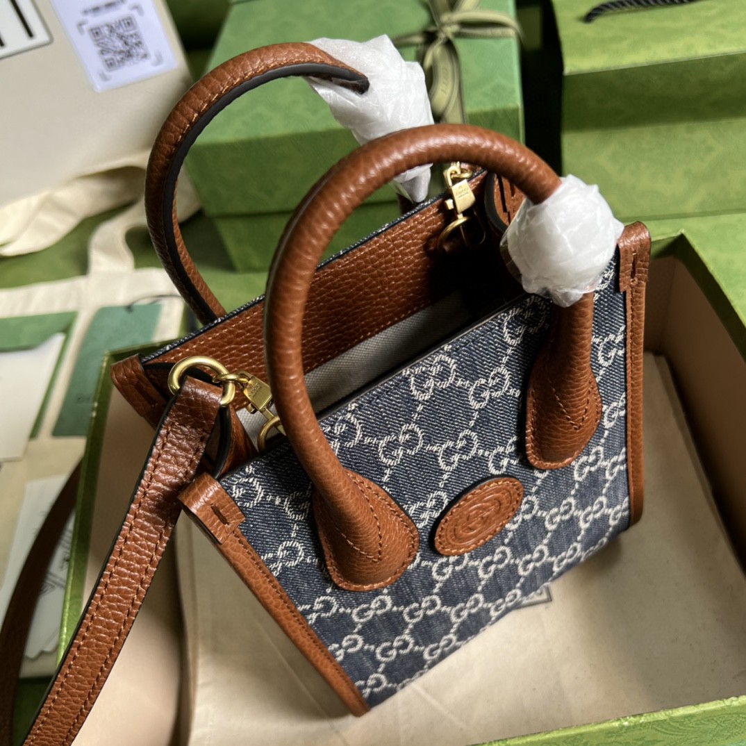 G*u*i mini tote bag with interlocking g