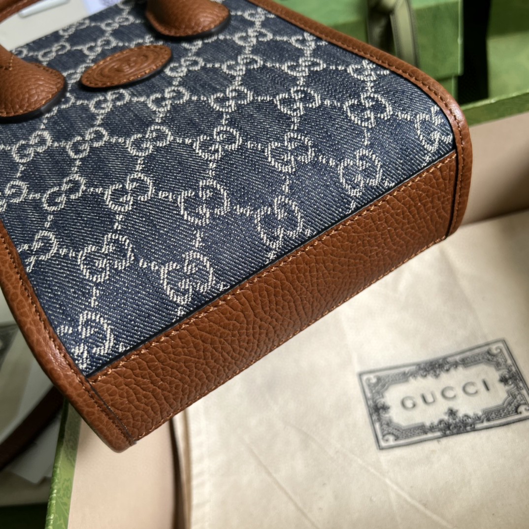 G*u*i mini tote bag with interlocking g