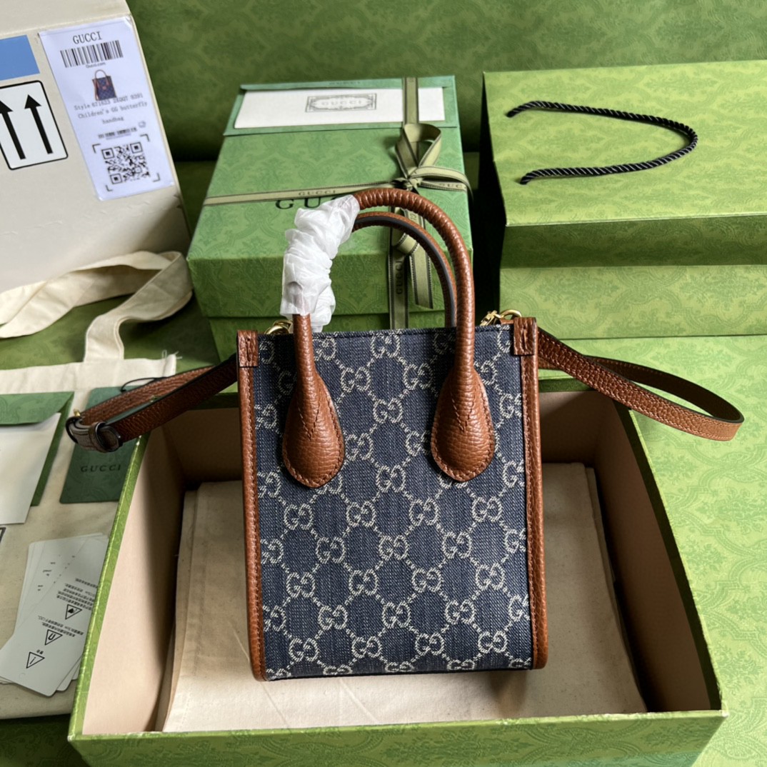 G*u*i mini tote bag with interlocking g