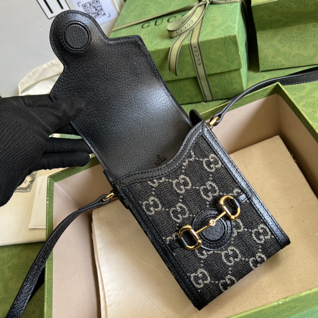 G*u*i G*u*i horsebit 1955 mini bag