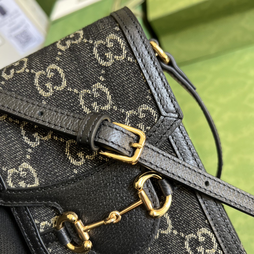 G*u*i G*u*i horsebit 1955 mini bag